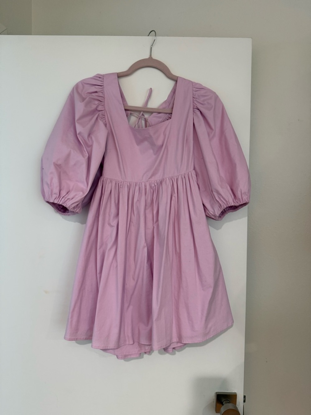 Lovers + Friends Lilac Elastic-Waist Dress